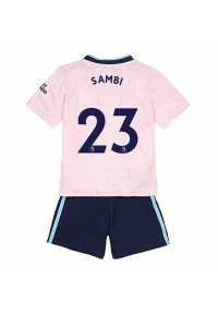 Arsenal Albert Sambi Lokonga #23 Babyklær Tredje Fotballdrakt til barn 2022-23 Korte ermer (+ Korte bukser)